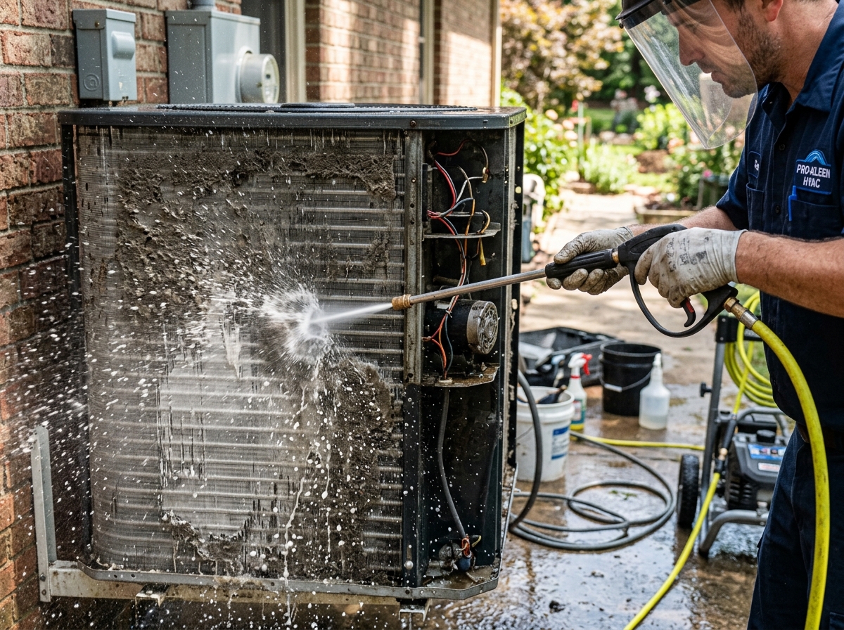 Split AC high pressure Jet+ foam service