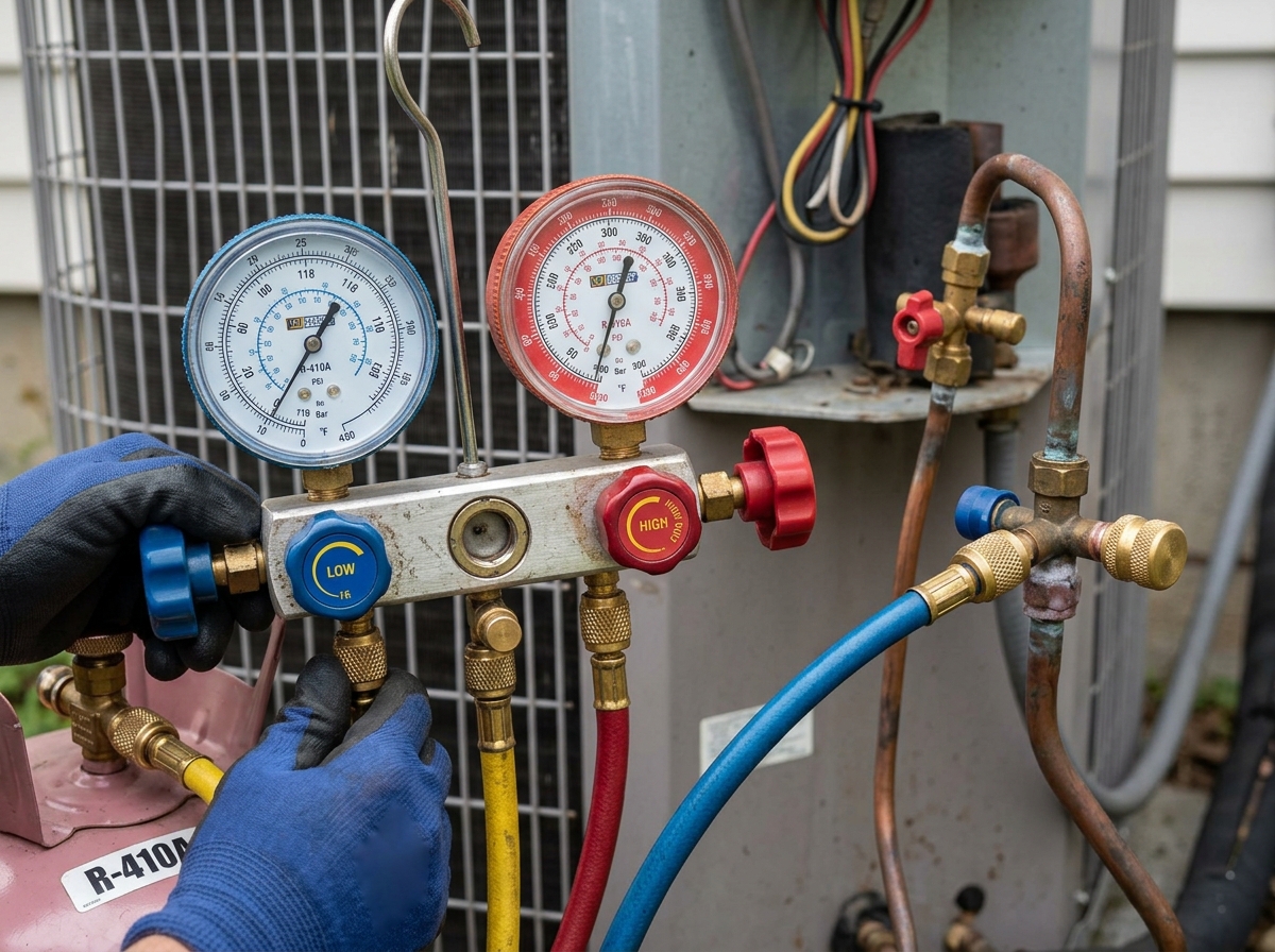 Window AC Gas Refilling