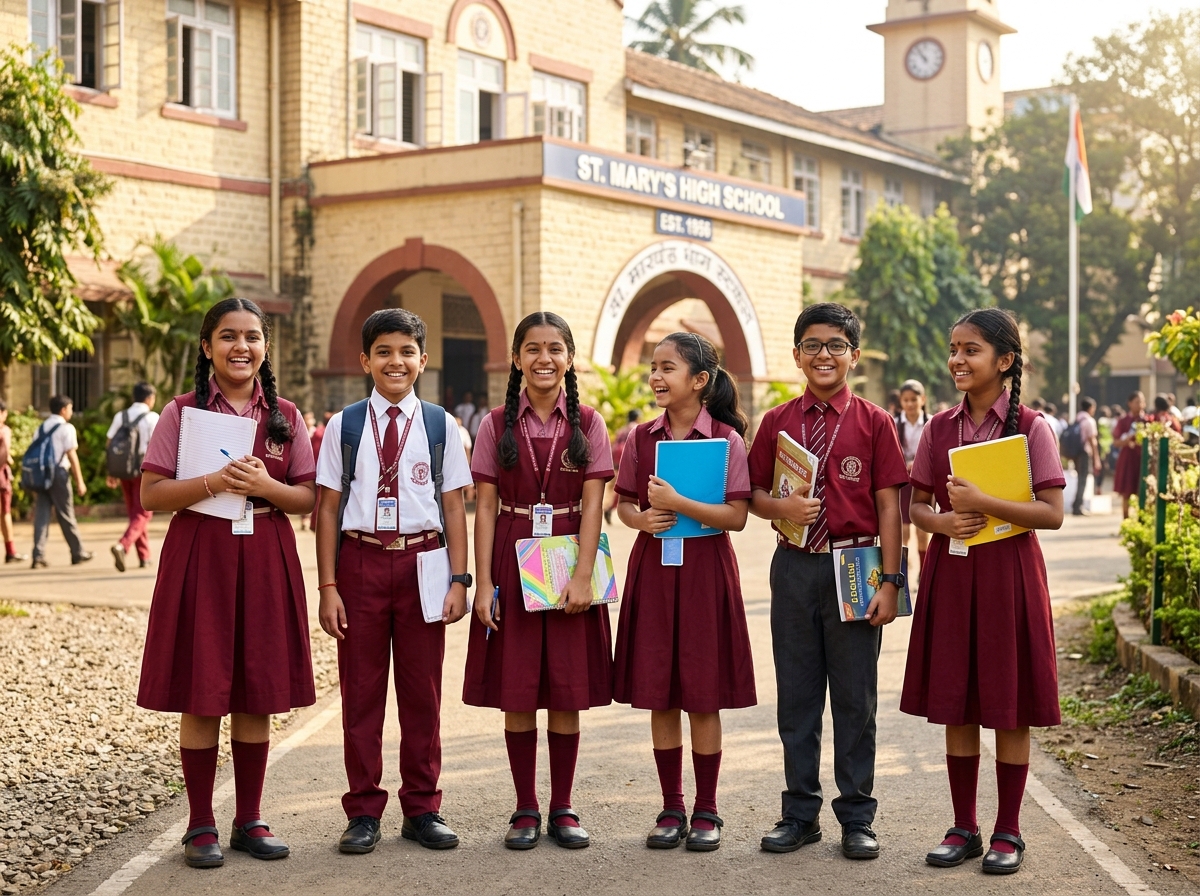 Vidyalankar Academy Indian School Students
